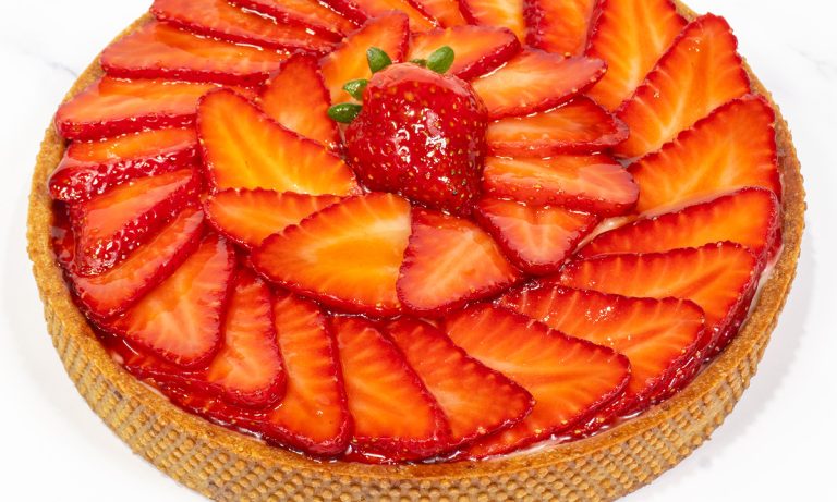Tarta de fresa para diabéticos